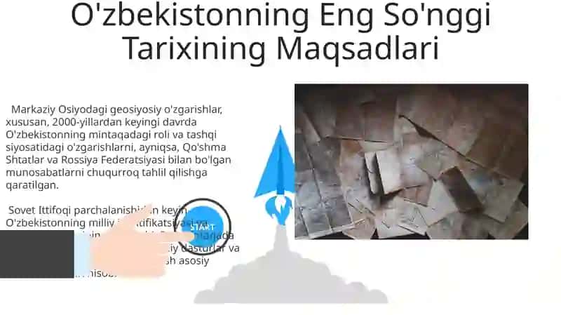 O'zbekistonning Eng So'nggi Tarixining Maqsadlari 3