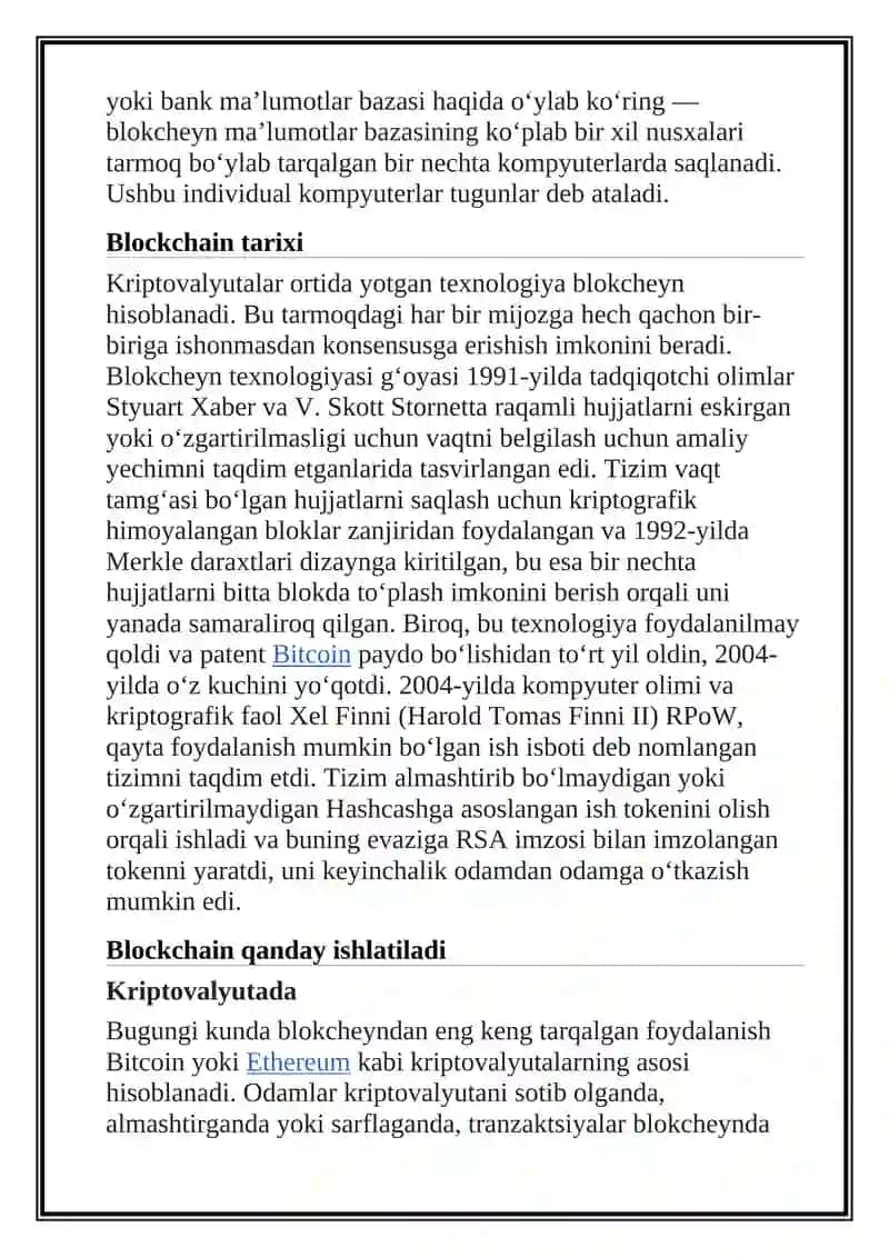 Blokcheyn 3