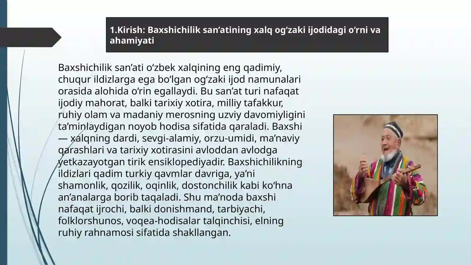 Baxshichilik san’ati 3