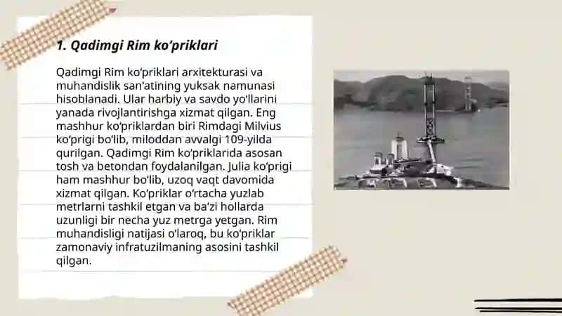 Qadimgi Rim ko‘priklari 3