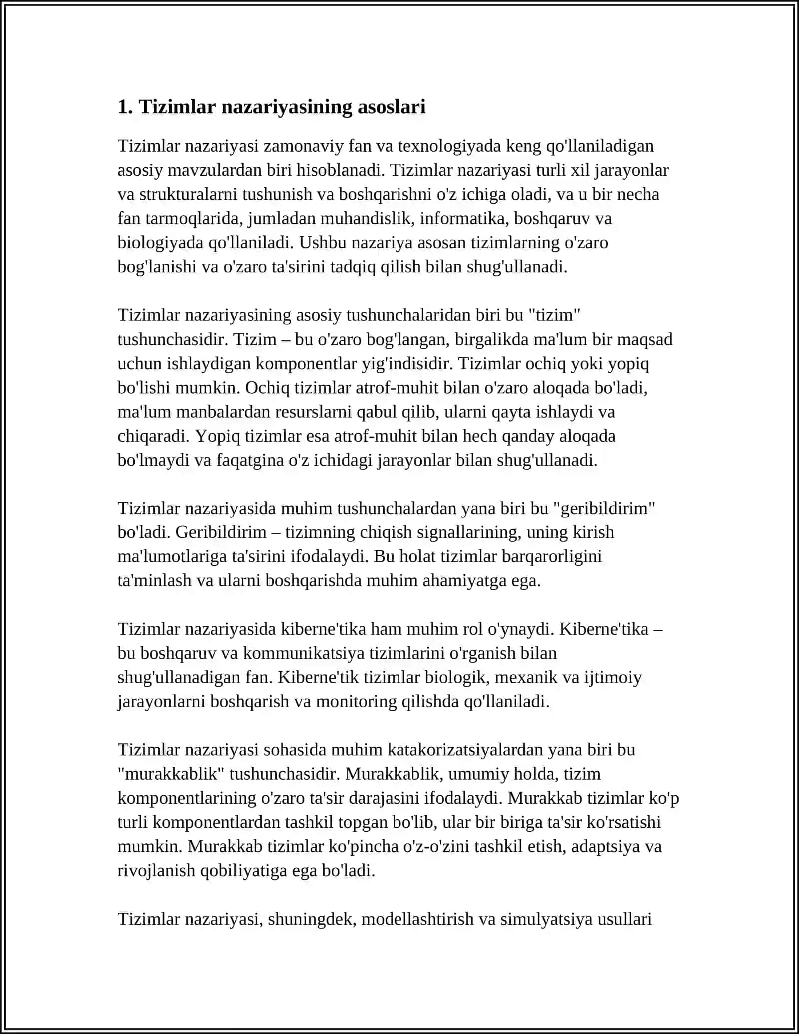 TIZIM VA SIGNALLAR 3