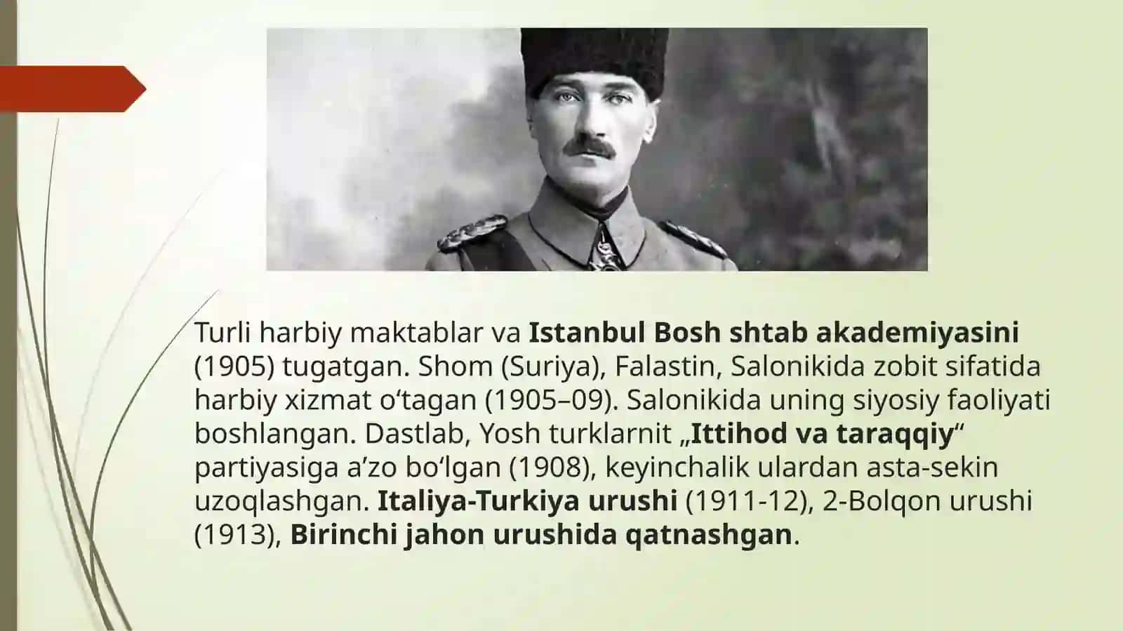Mustafa Kamal Otaturk va uning siyosiy faoliyati 3