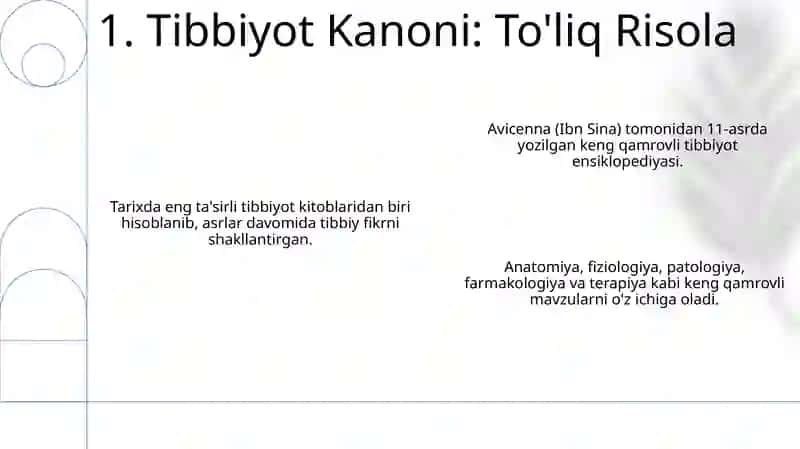 Tibbiyot Kanoni: To'liq Risola 3