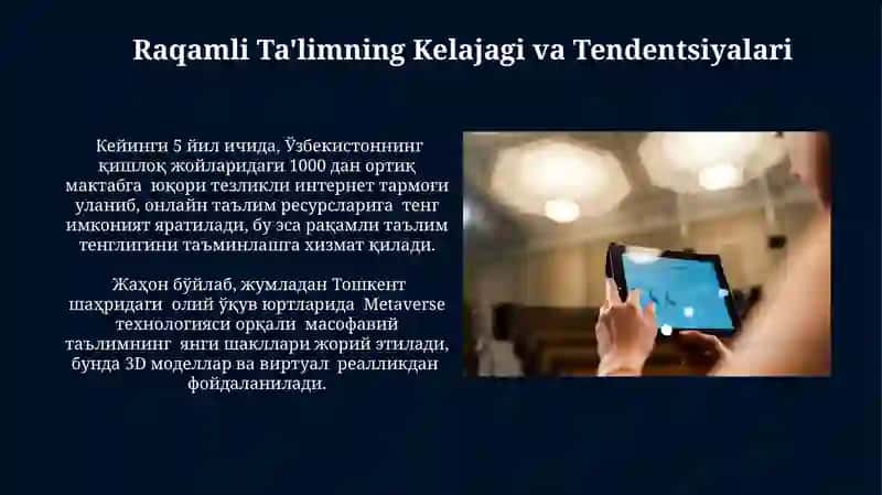 Raqamli Innovatsion Texnologiyalar Ta'lim Biznesida 3
