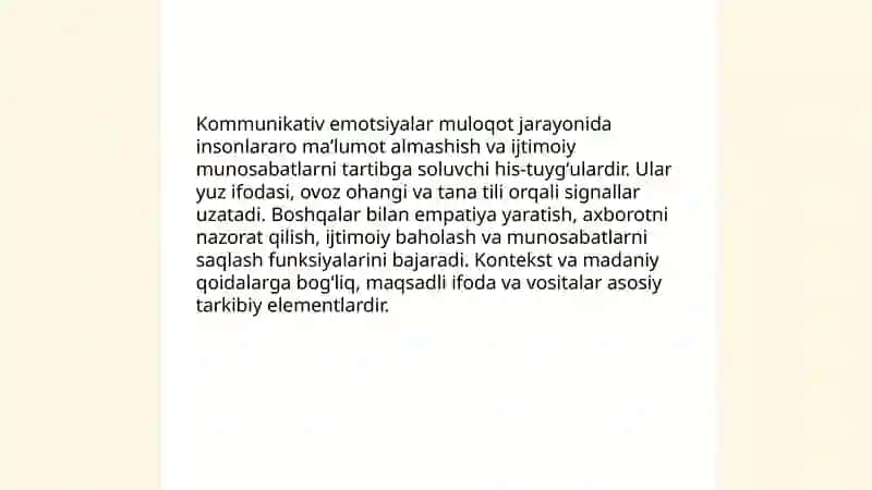 Kommunikativ emotsiyalar 3