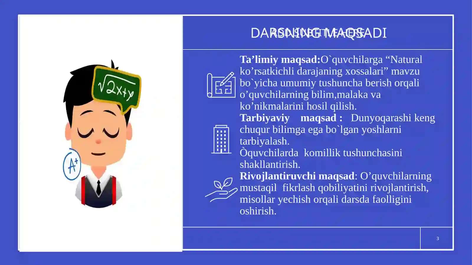 DARAJANING XOSSALARI 3