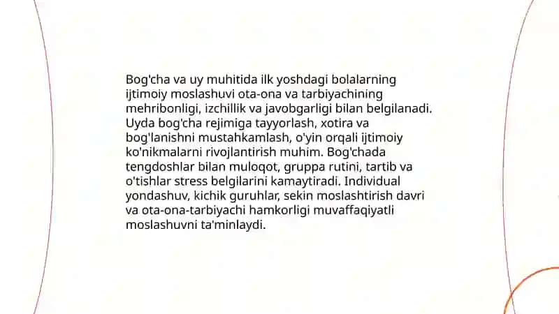 Ilk yoshdagi bolalarning ijtimoiy moslashuvi 3