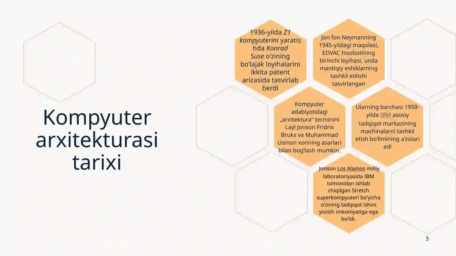 Shaxsiy kompyuterning tuzilishi va arxitekturasi 3