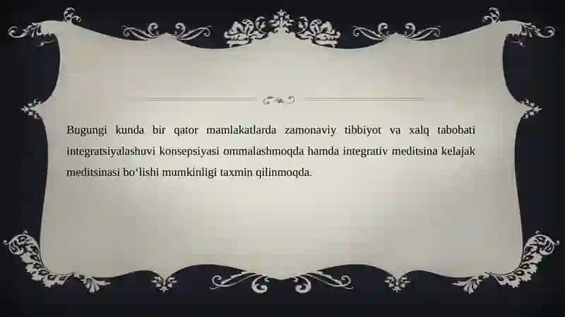 Garbiyxalq tabobatidagi davolash tizimi 3