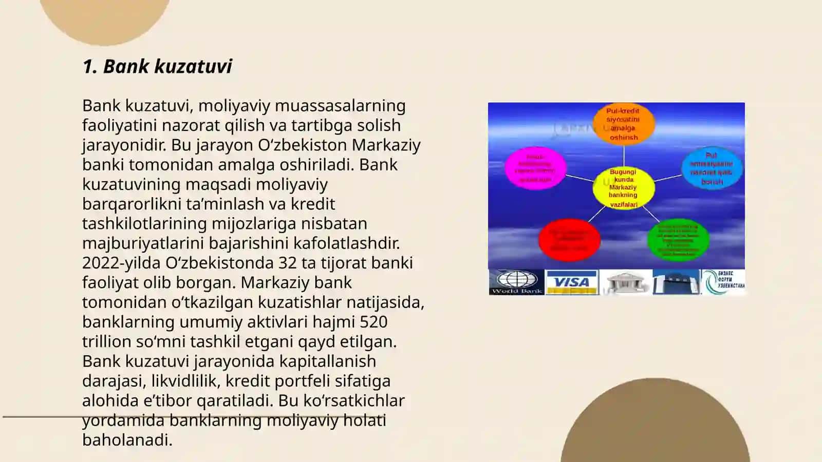 Bank hisob varaqalarini tartibga solish 3
