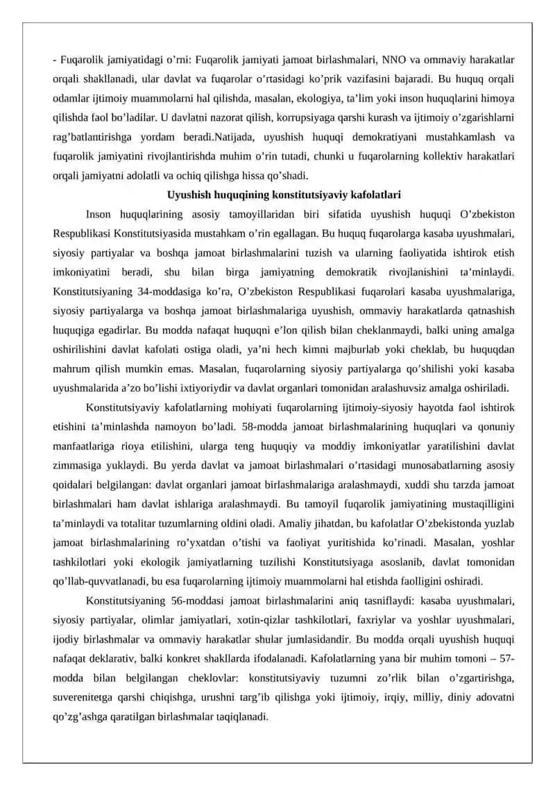 Uyushish huquqi 3