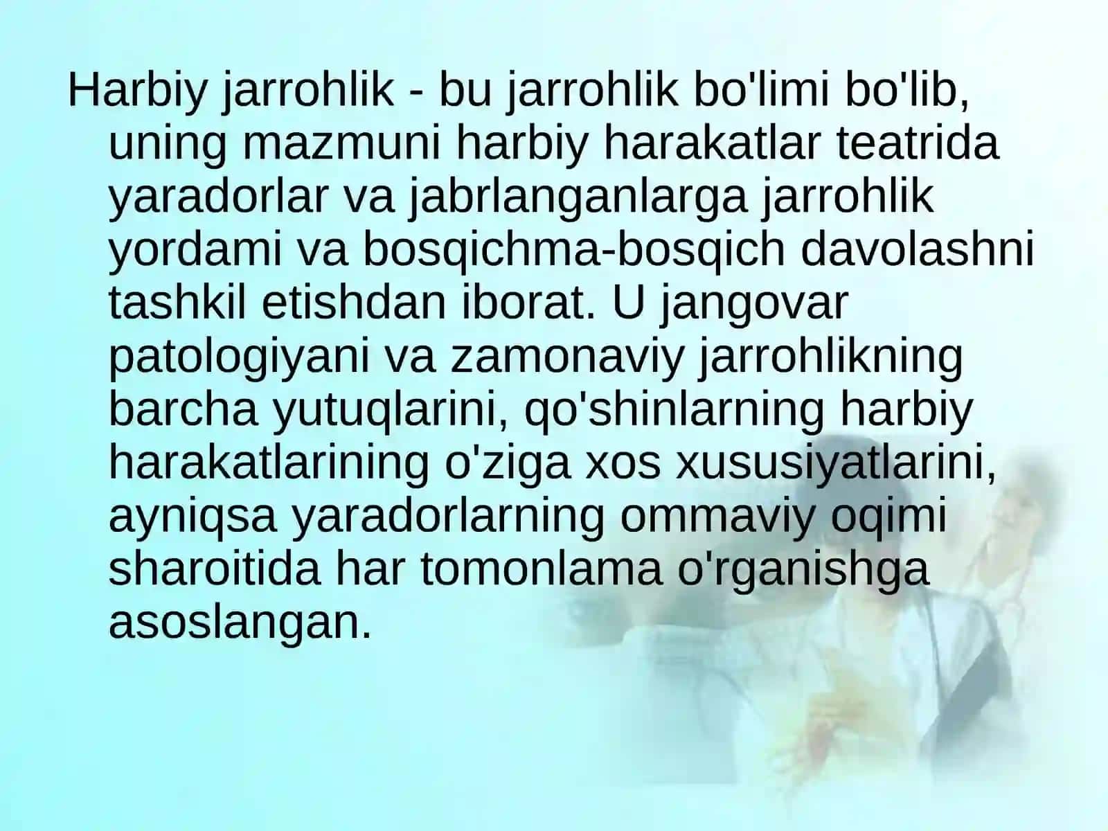 Zamonaviy o'q-dorilarning halokatli ta'sirining xususiyatlari 3