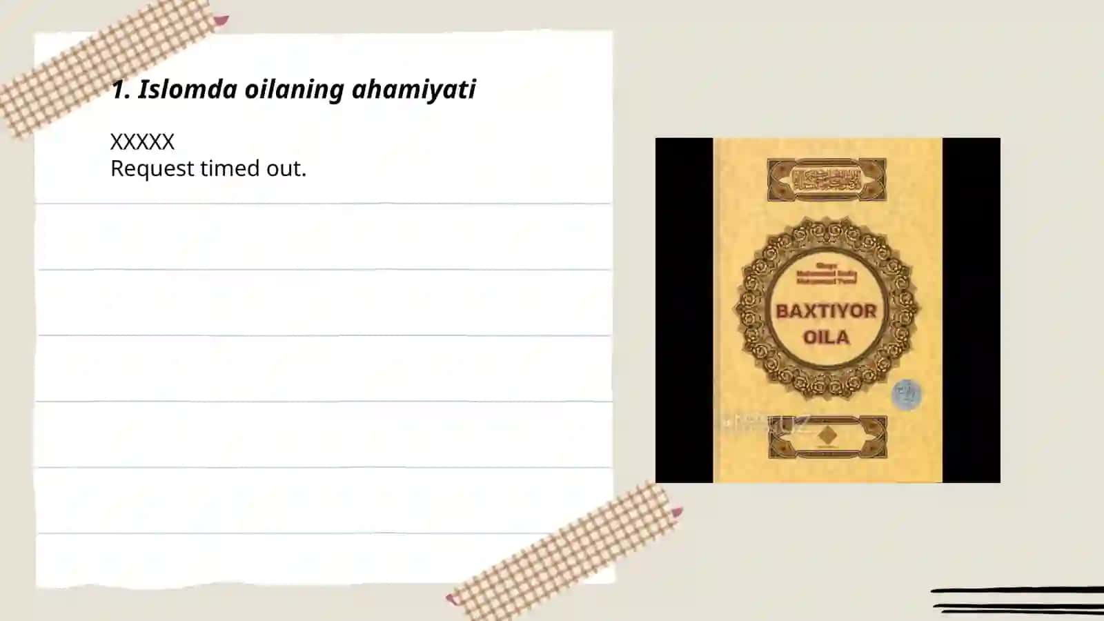 Nikohning fazilatlari 3