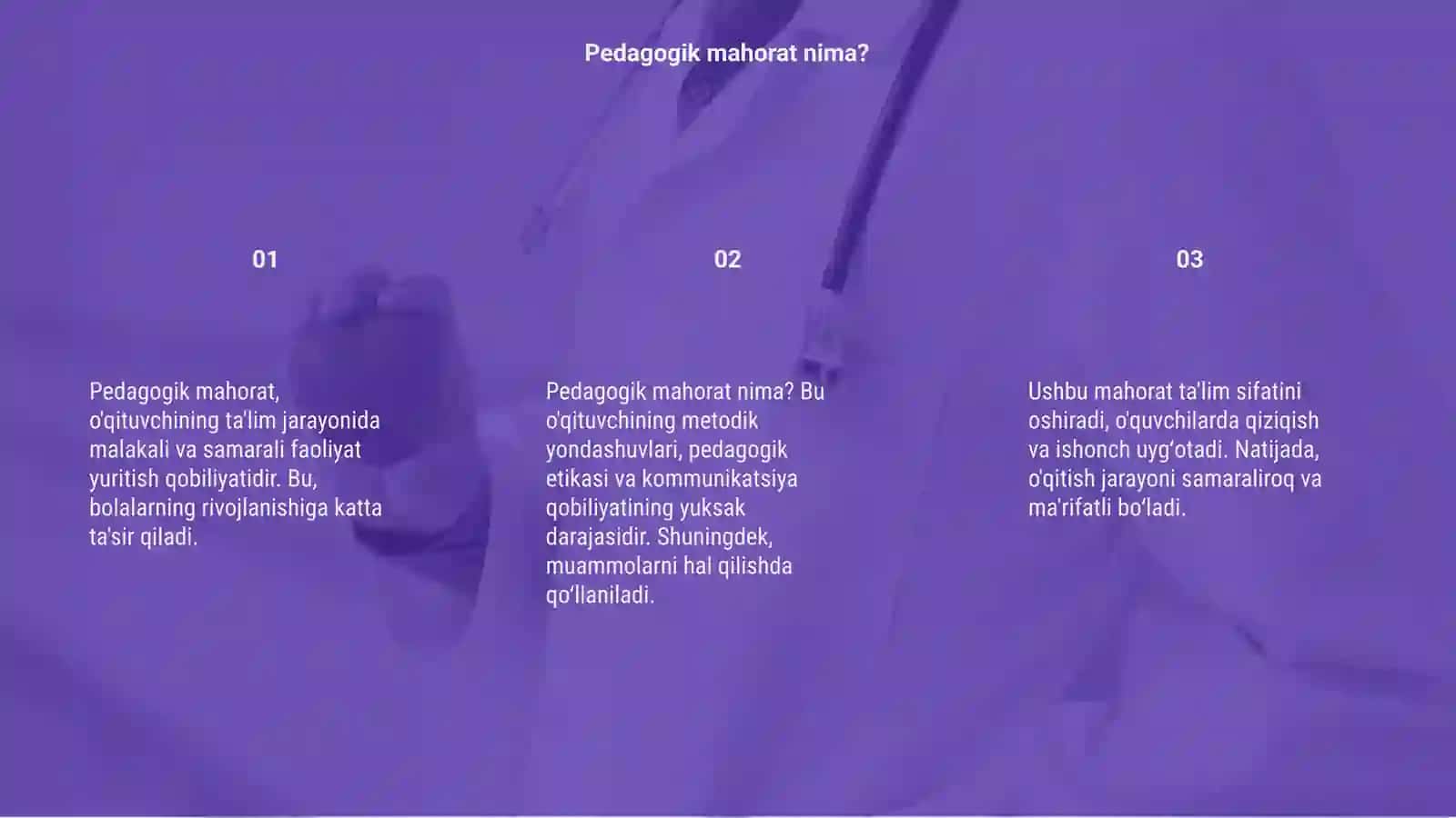 Pedagogik mahorat haqida tushuncha 3