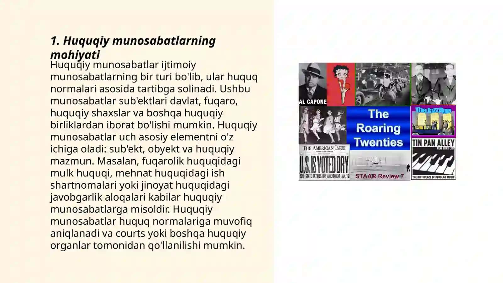Huquqiy munosabatlar mazmuni 3