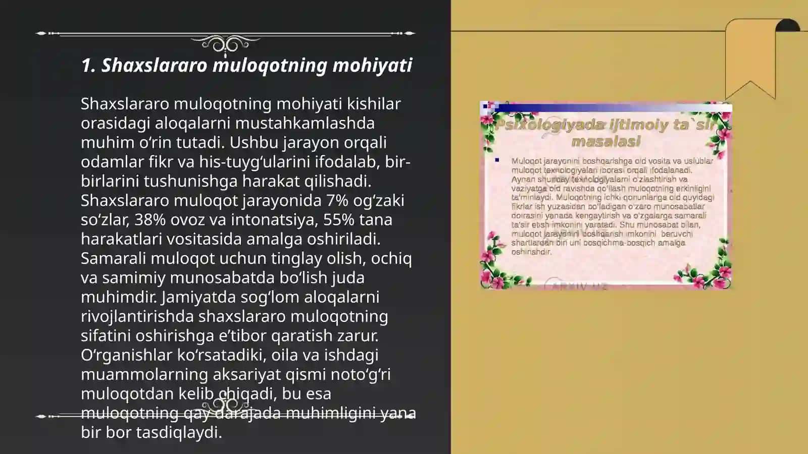 Shaxslararo muloqot – ijtimoiylashuvning omili sifatida 3