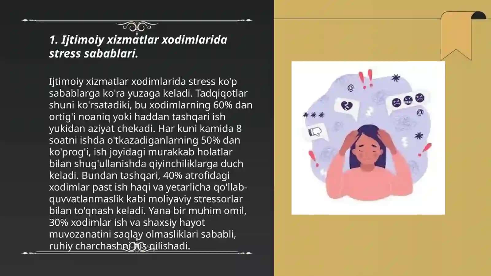 Ijtimoiy xizmatlarlarda stress va ruhiy salomatlikni boshqarish 3