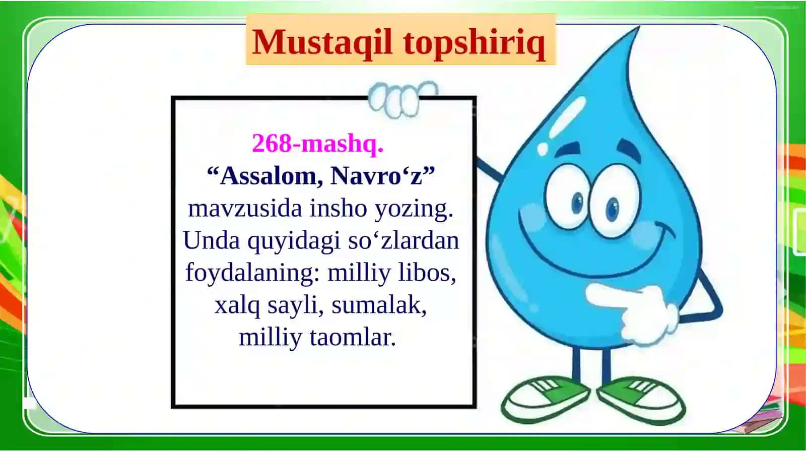 Kishilik olmoshlarining gaplari 3