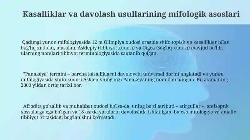 Tibbiyotda lotin yunon mifalogiyalari 3
