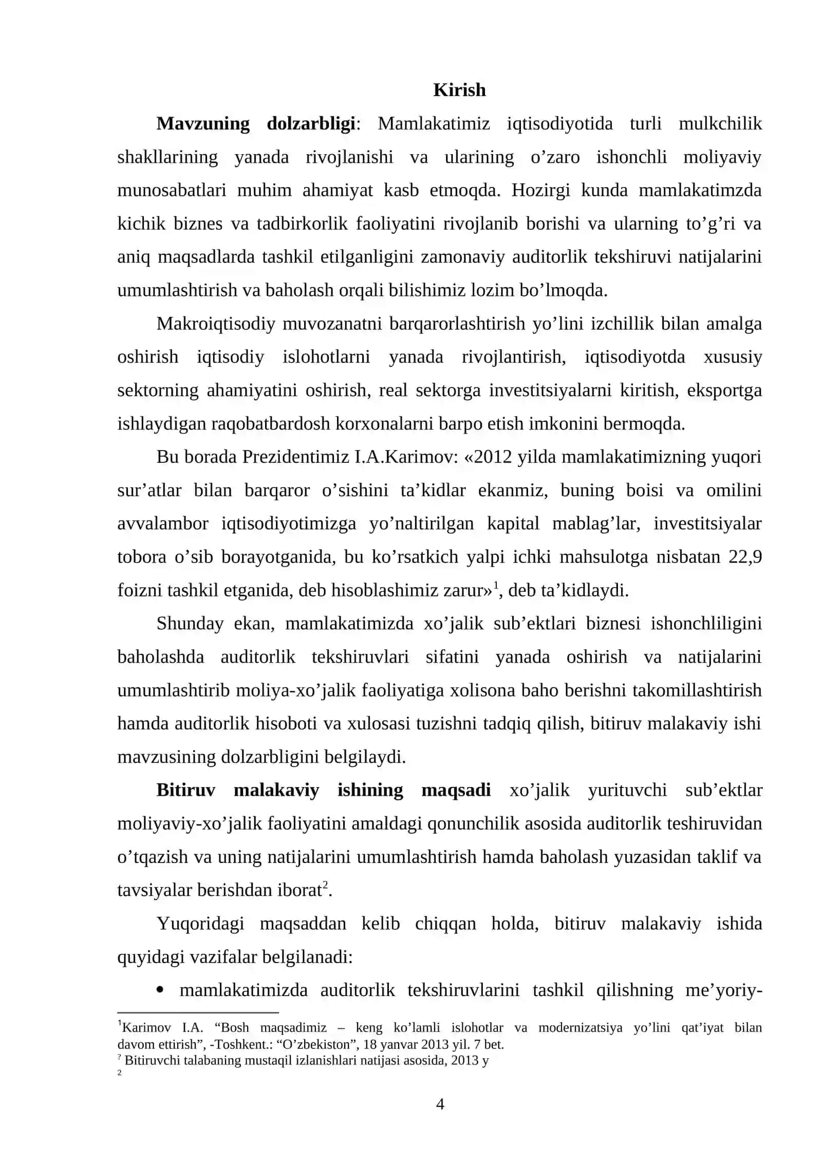 Auditorlik tekshiruvi natijalarini baholash va umumlashtirish 3