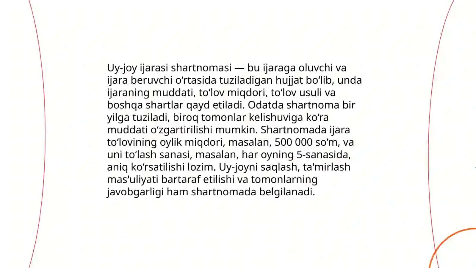 Uy-joy ijarasi shartnomasi 3