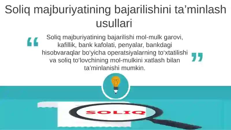 Soliq majburiyatining bajarilishini ta’minlash 3