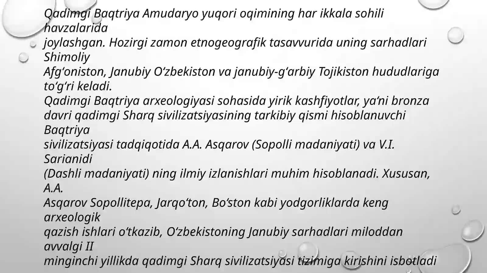 Baqtriyabronza davriprota-shahar madaniyatlari 3