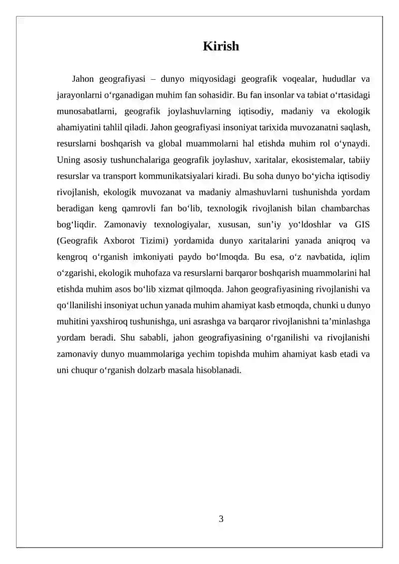 Jahon geografiyasi ahamiyati 3