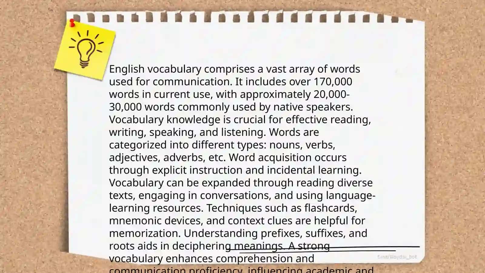 Teaching English vocabulary 3