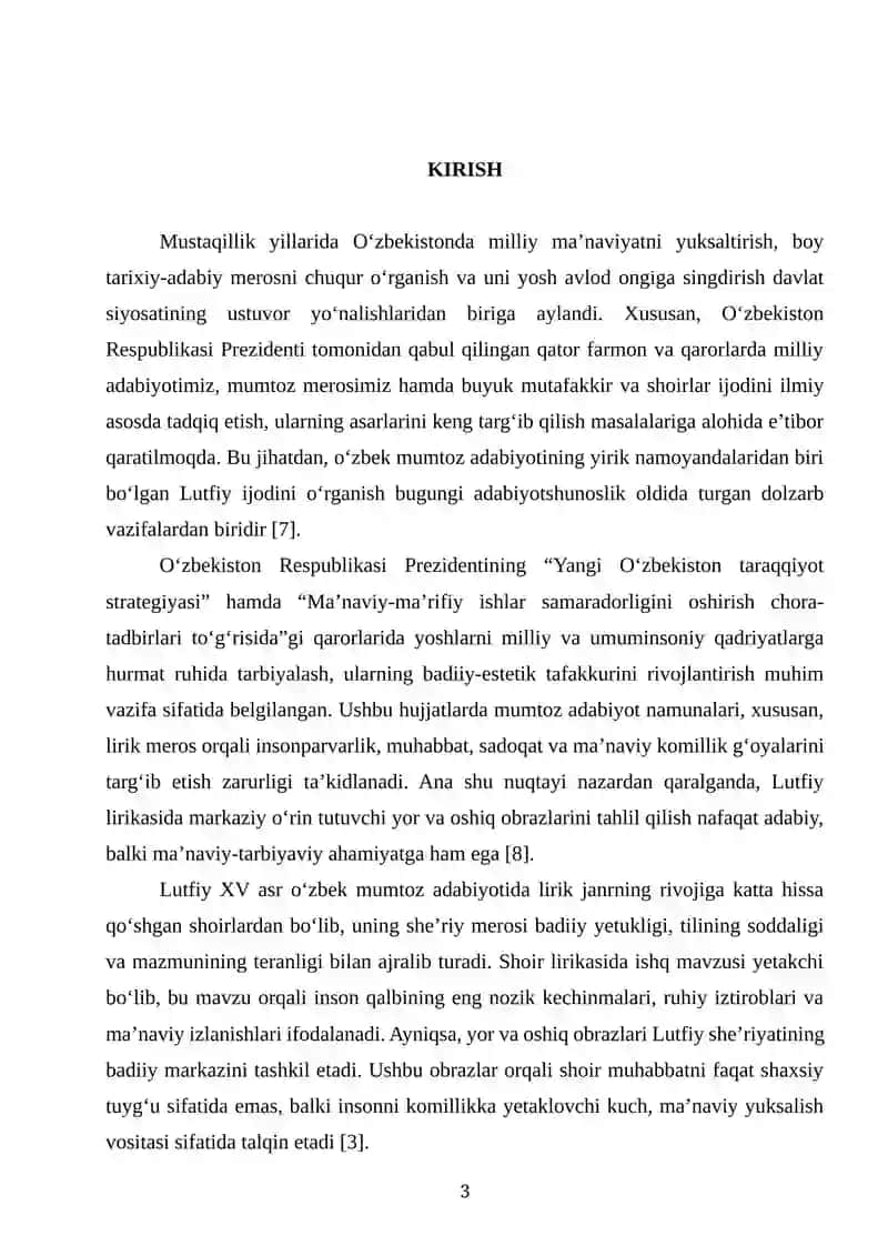 Lutfiy lirikasida yor va oshiq obrazlari 3