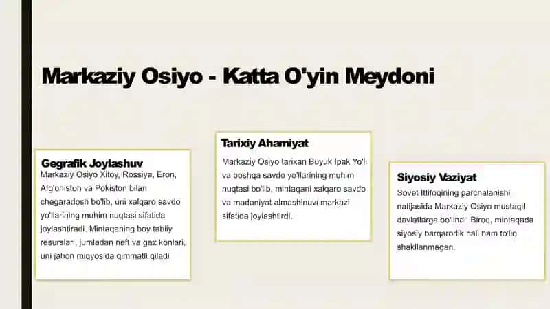 Katta o'yin konsepsiyasi  va uning geosiyosiy mohiyati 3