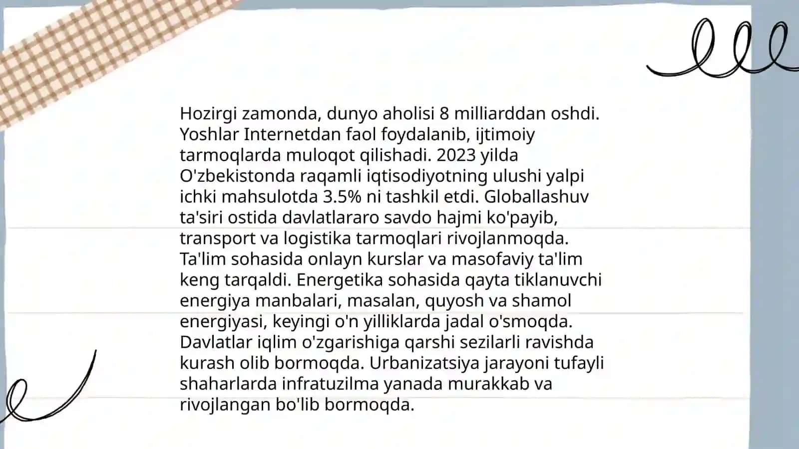 Ingiliz tili zamonlari 3