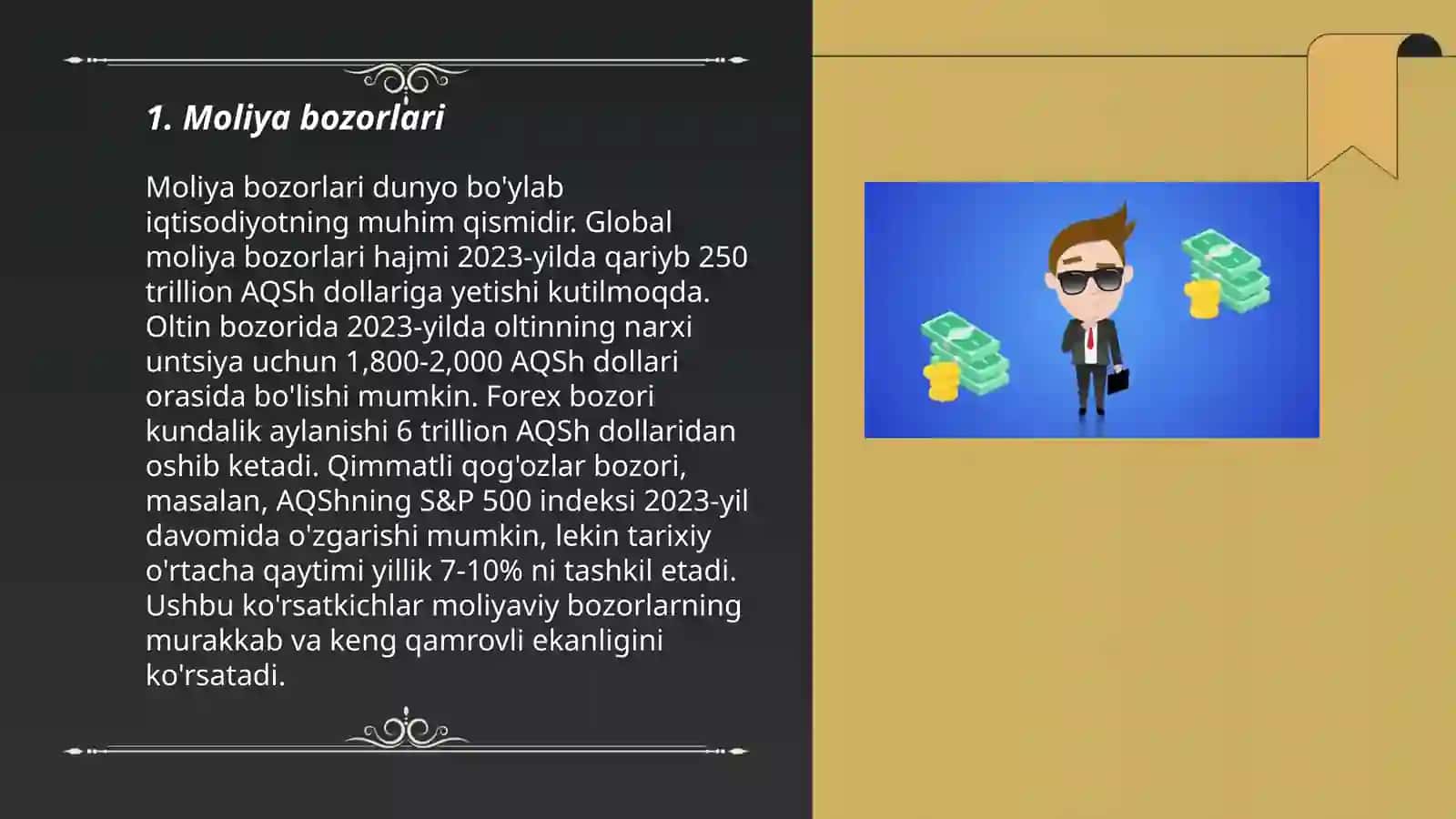 Moliya bozorlari 3