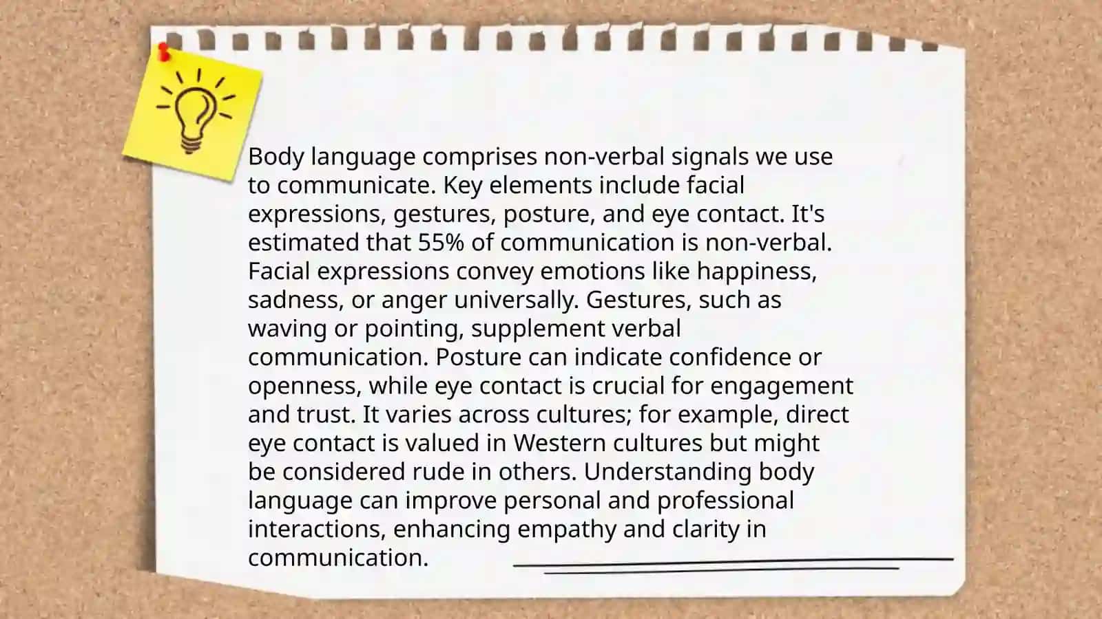 Understanding cultere interpreting body language 3