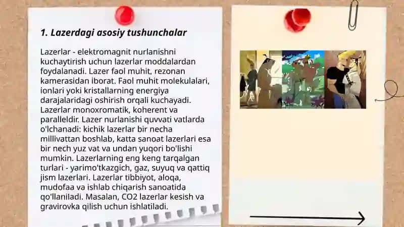 Lazerni asosiy tushunchalar 3