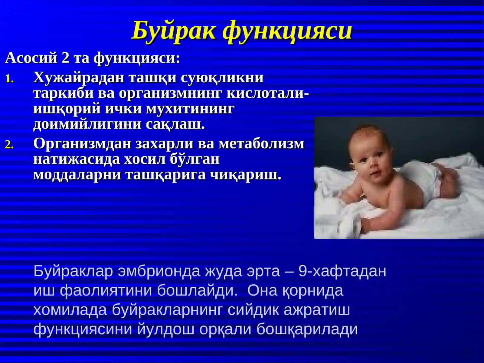 Болаларда буйрак ва ажратиш тизими аъзоларининг анатомо-физиологик хусусиятлари ва жарохатланиш синдромлари 3