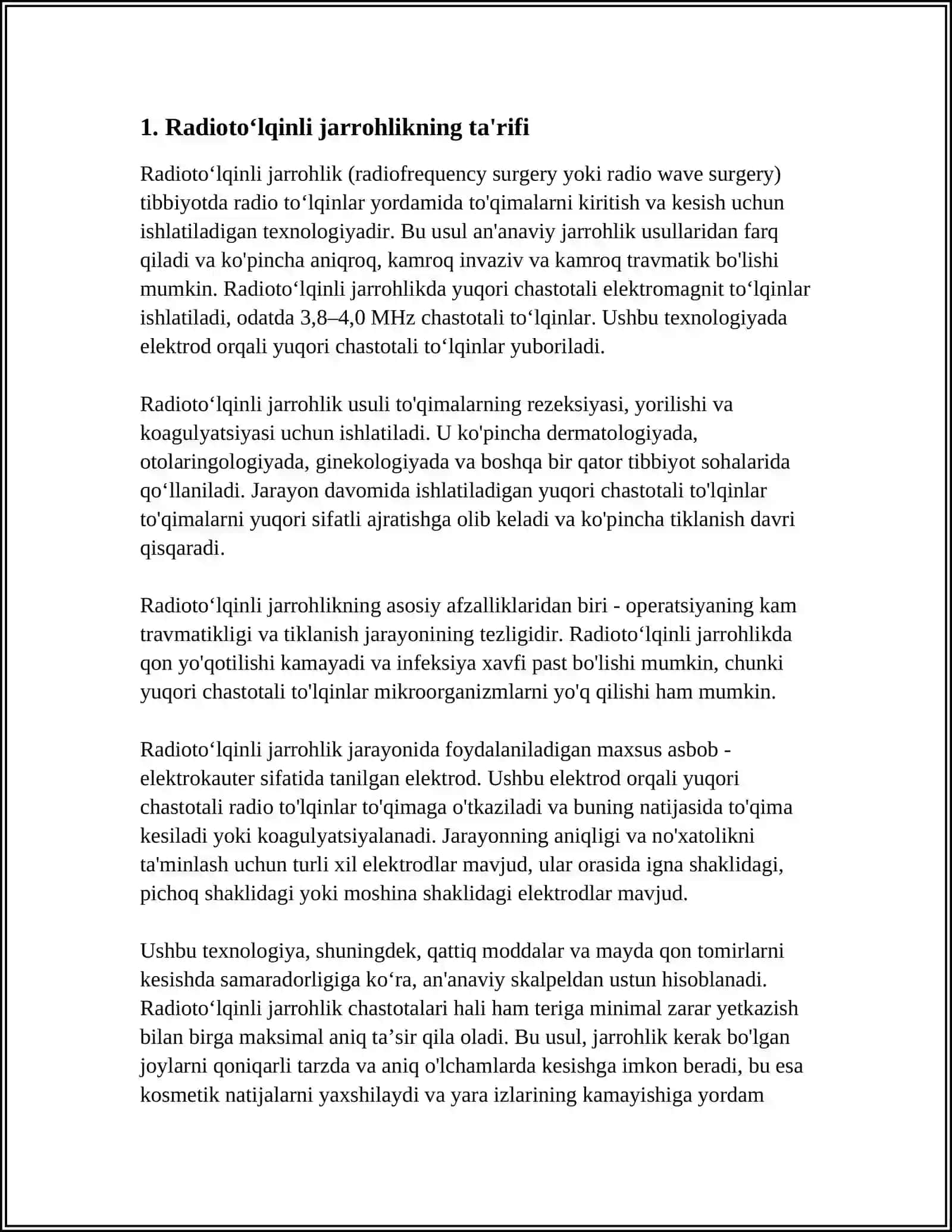 Radioto‘lqinli jarrohlik 3