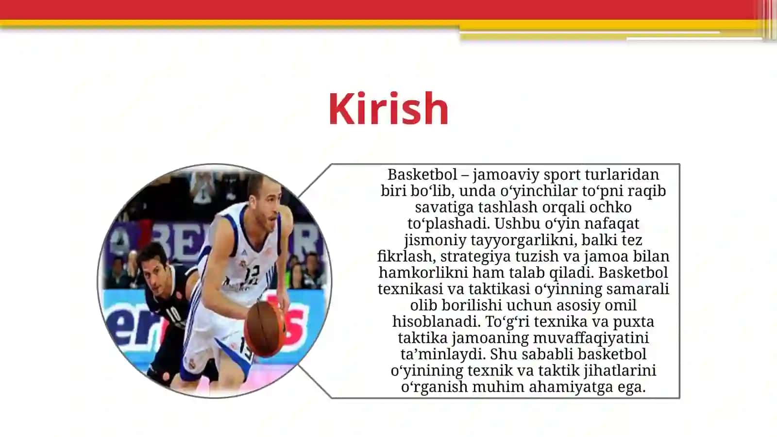 Basketbol o’yin texikasi va taktikasi 3
