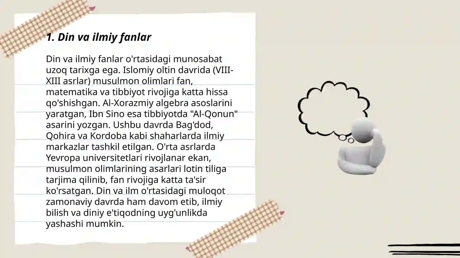 Din va ilmiy fanlar 3