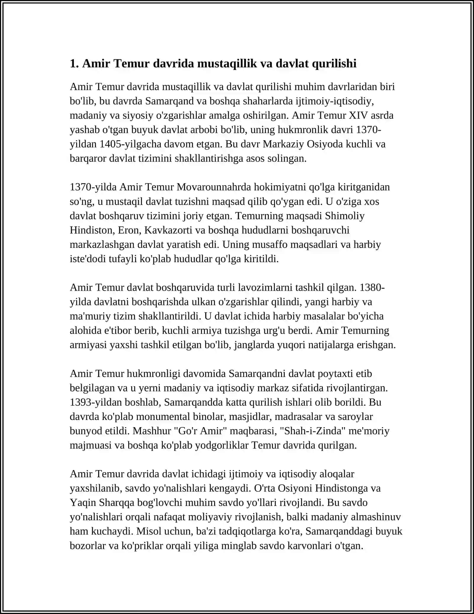 OʻZBEKISTONDA MUSTAQILLIK GʻOYALARINING TARIXIY ASOSLARI 3