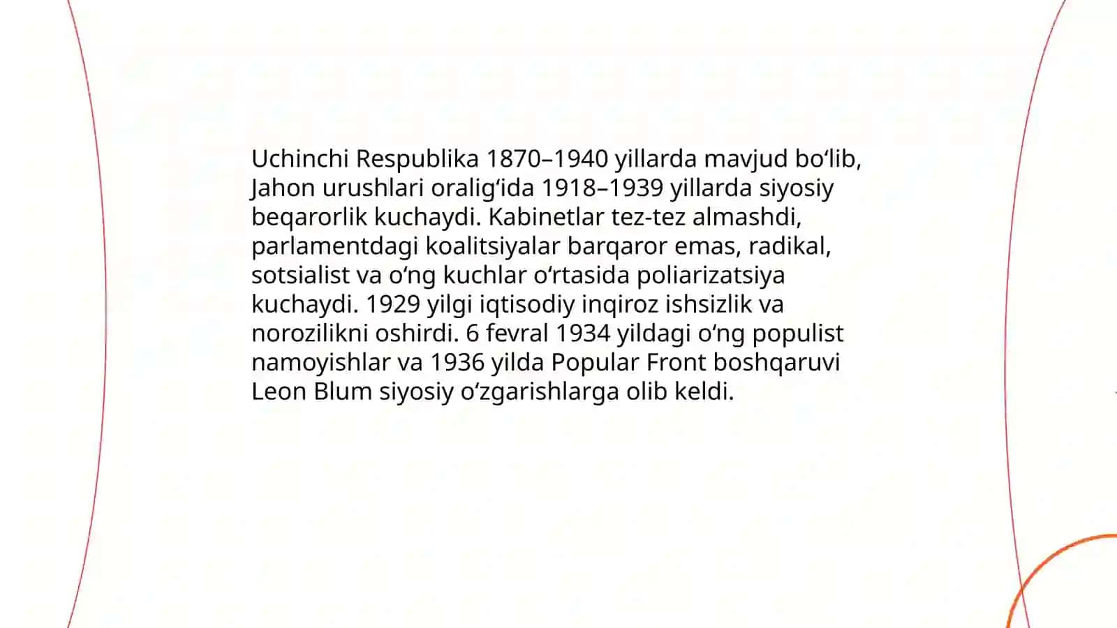 Jahon urushlar oraligi Fransiya 3