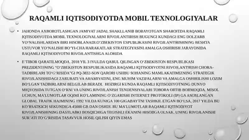 Raqamli iqtisodiyotda mobil texnologiyalar 3