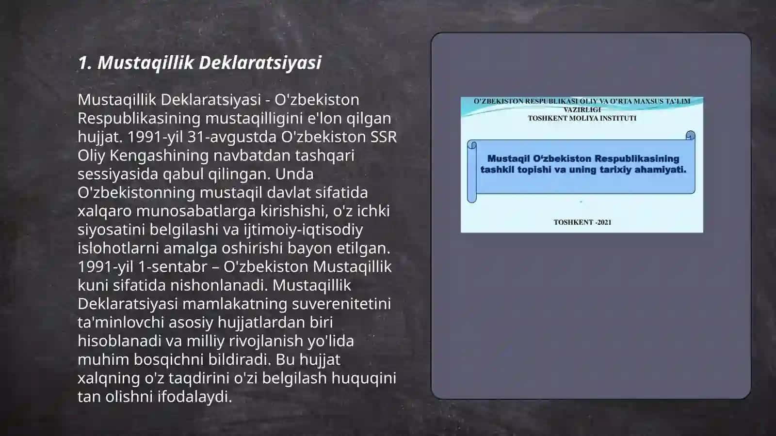 Mustaqillik Deklaratsiyasi 3
