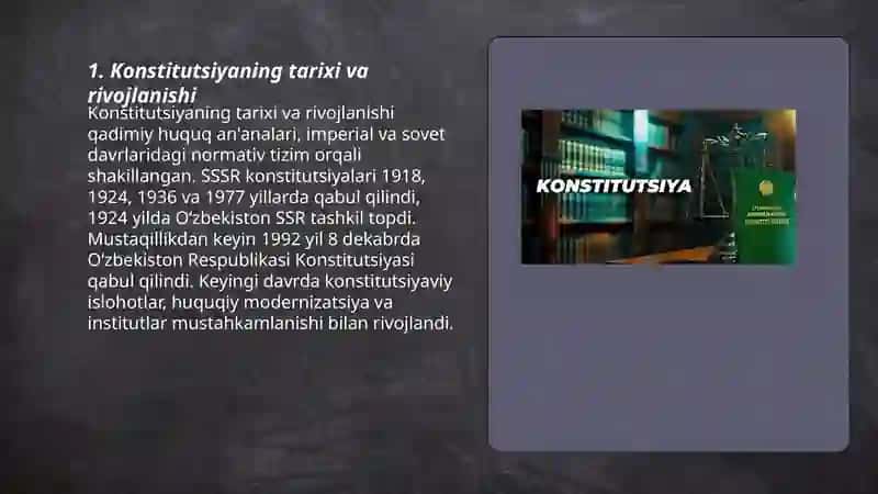 Konstitutsiya haqida bo'lishi kerak 3