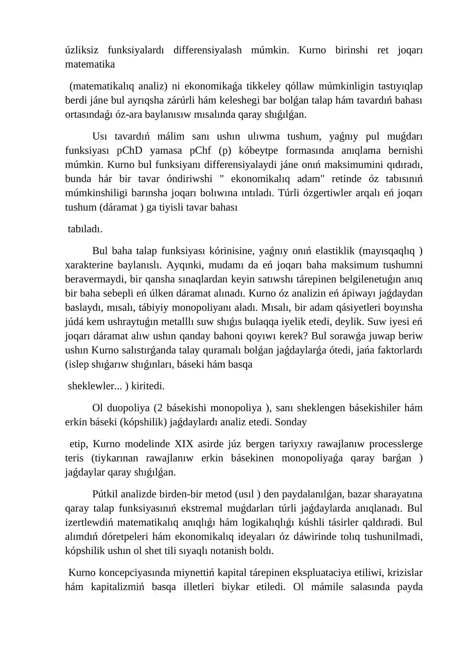 Ekonomikada matematikalıq usıllar 3