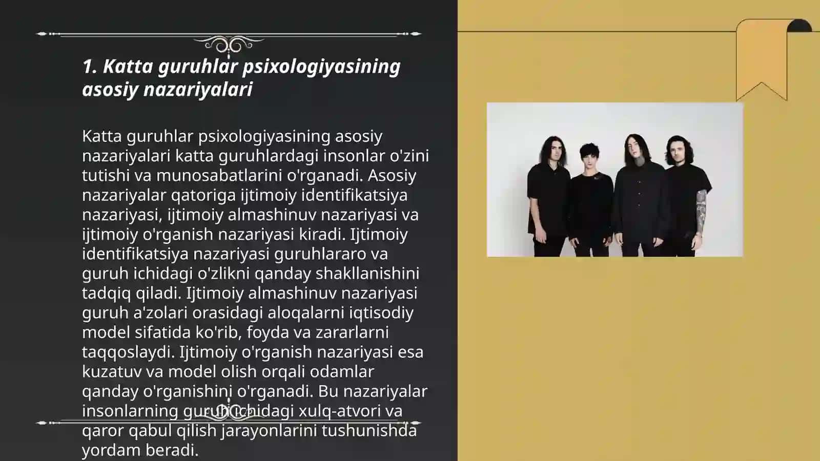 Katta va kichik guruhlar psixologiyasi 3