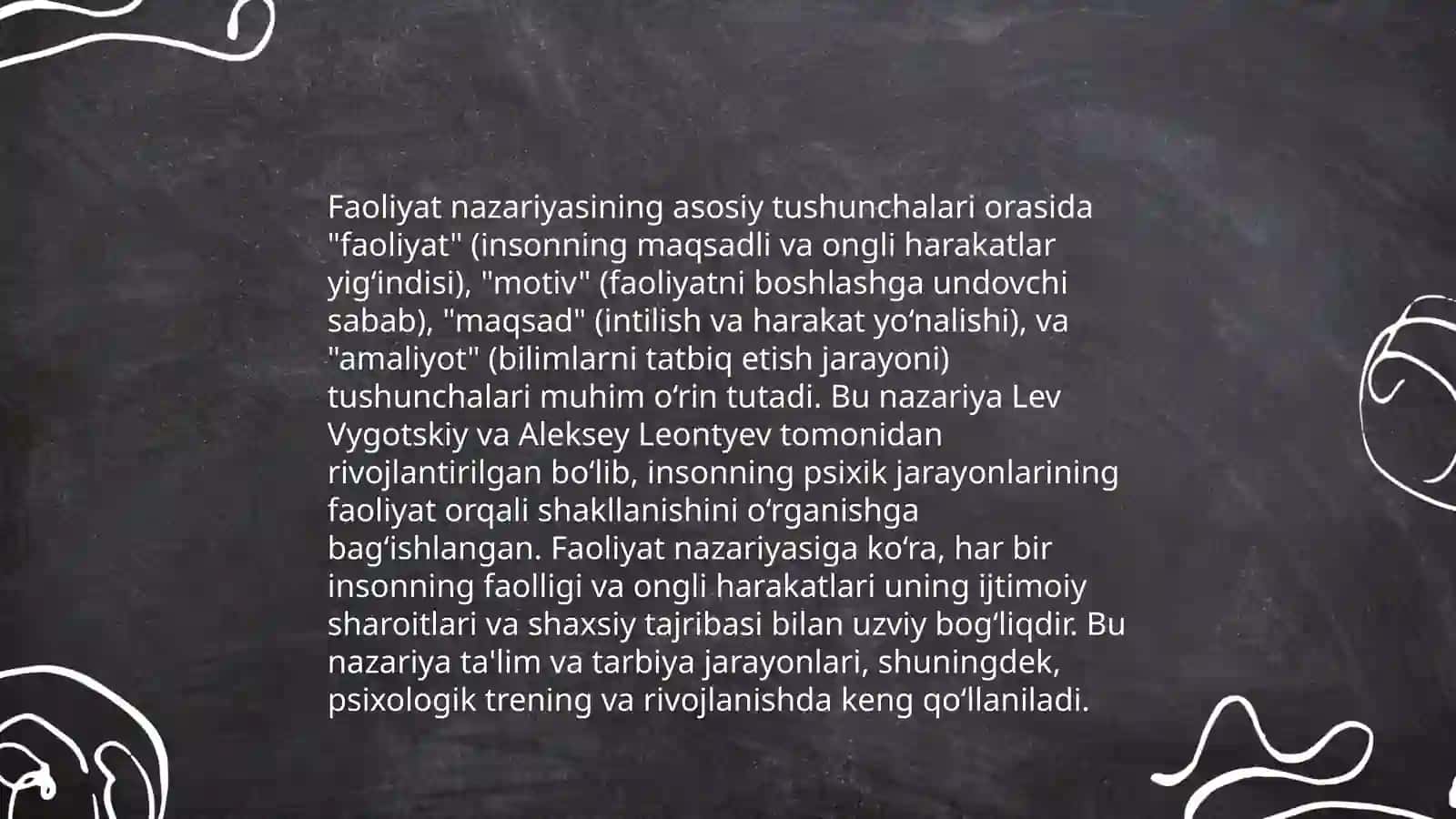 A.N. Leontevning faoliyat nazariyasi 3