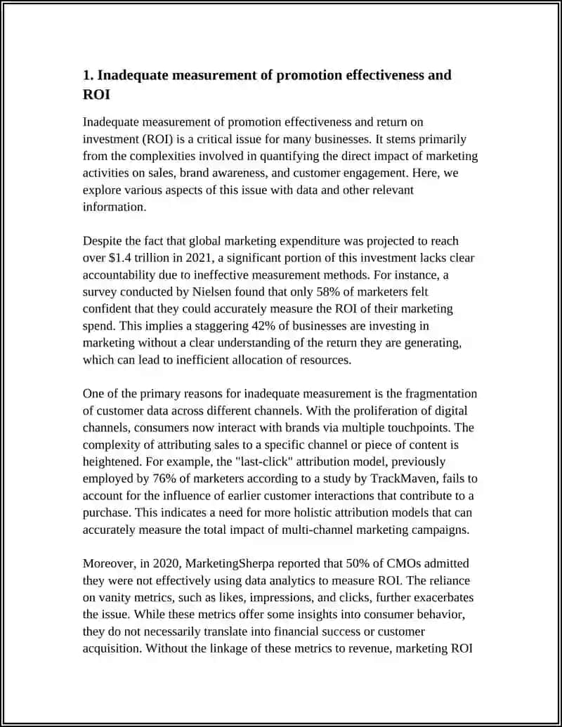 PROBLEMS OF SALES PROMOTION MANAGEMENT 3