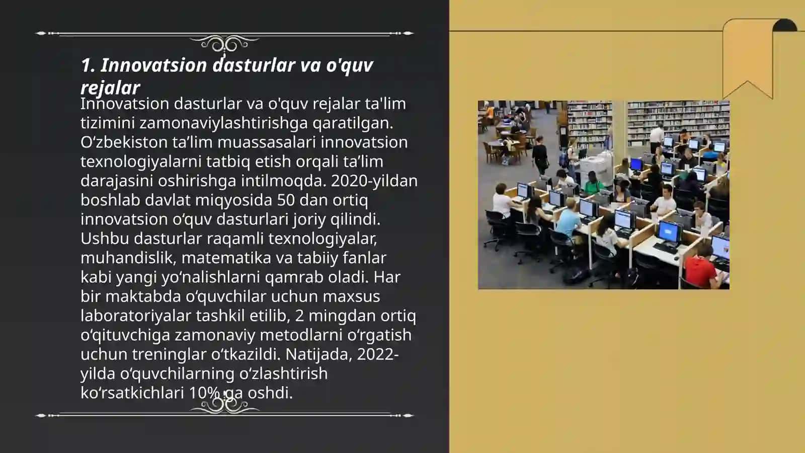 Innovatsion dasturlar va o'quv rejalar 3