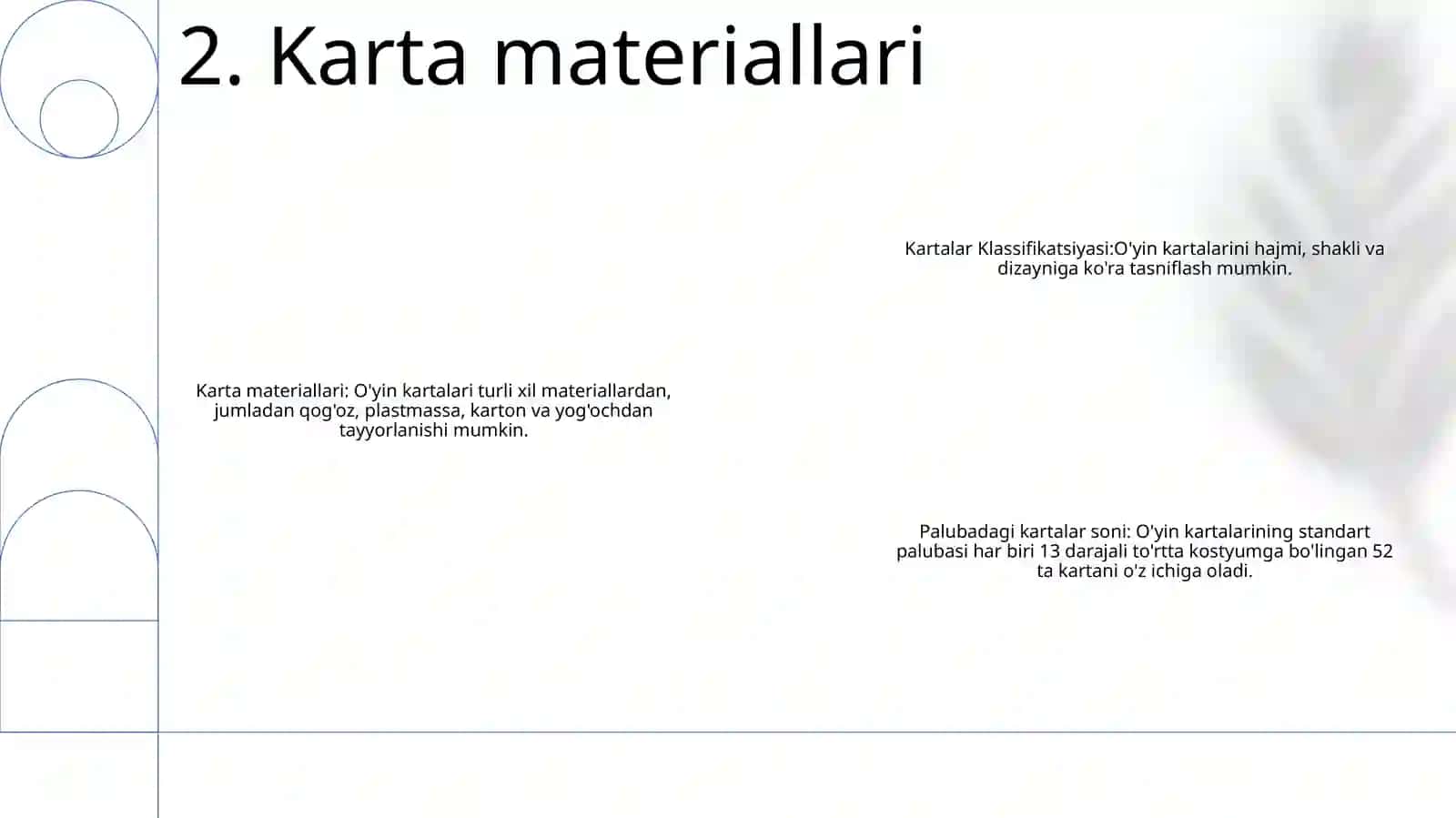 Kartalar Klassifikatsiyasi 3